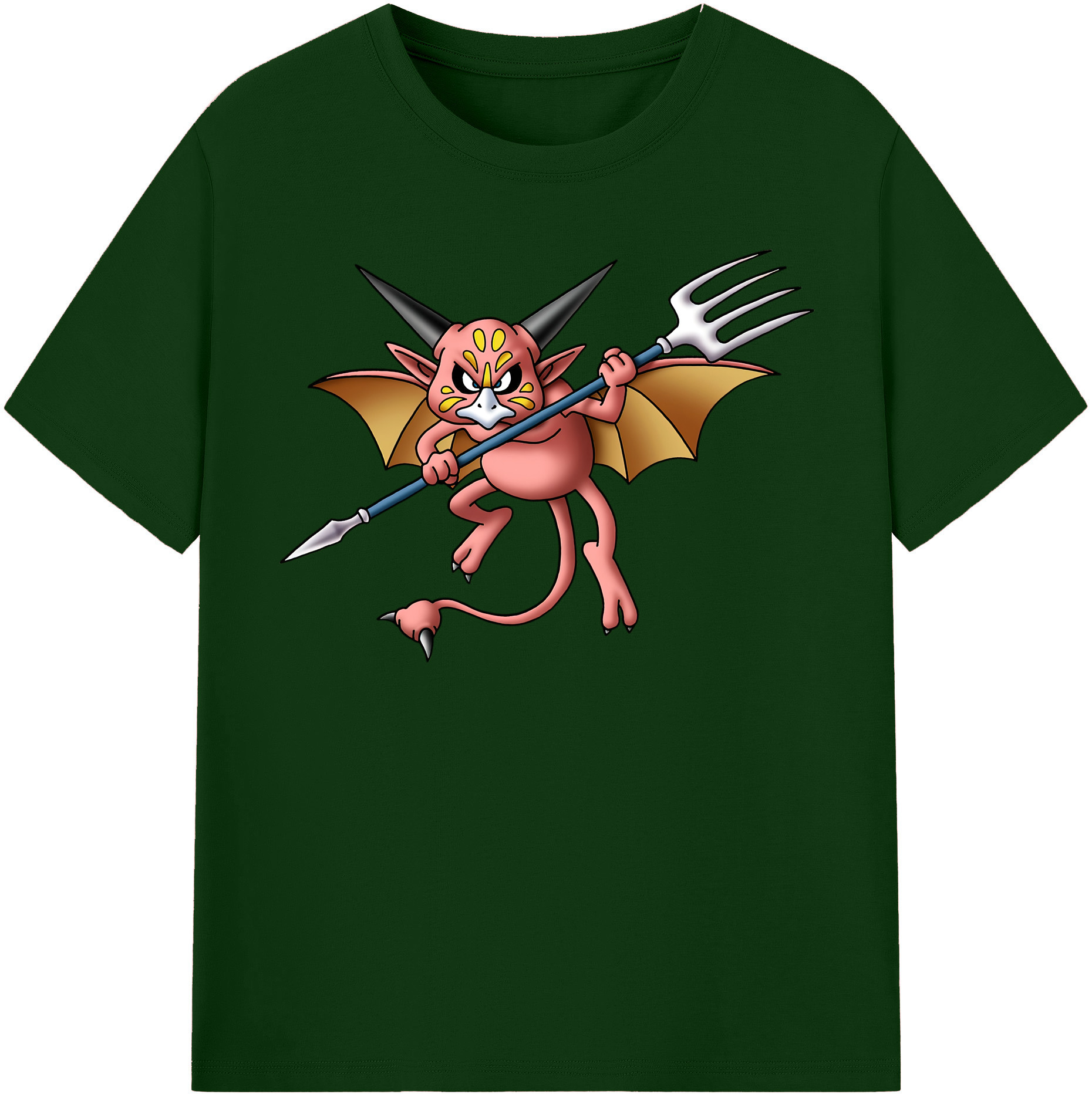 （画像用） ドラゴンクエスト Doragon Kuesuto Dragon Quest 綿100％半袖Tシャツ（フロントプリント）